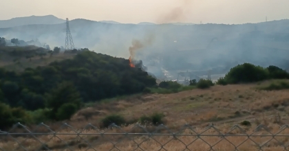 MAKİLİK ALANDA YANGIN