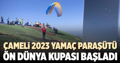 ÇAMELİ 2023 YAMAÇ PARAŞÜTÜ ÖN DÜNYA KUPASI BAŞLADI