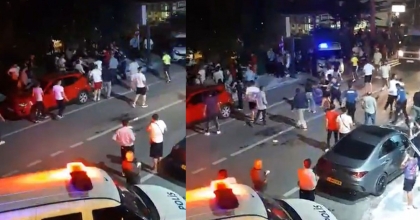 ÇAY BAHÇESİNDEN SOKAĞA TAŞAN KAVGADA 15 KİŞİ BİRBİRİNE GİRDİ