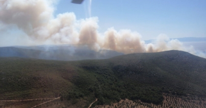 ÇEŞME’DE ORMAN YANGINI 