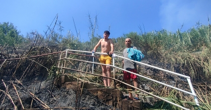 DÜNYACA ÜNLÜ FALEZLERDEKİ YANGIN AĞLATTI