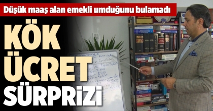 DÜŞÜK MAAŞ ALAN EMEKLİ UMDUĞUNU BULAMADI