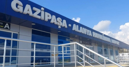 GAZİPAŞA-ALANYA HAVALİMANINI 6 AYDA 430 BİN 731 YOLCU KULLANDI