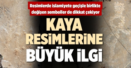 KAYA RESİMLERİNE BÜYÜK İLGİ