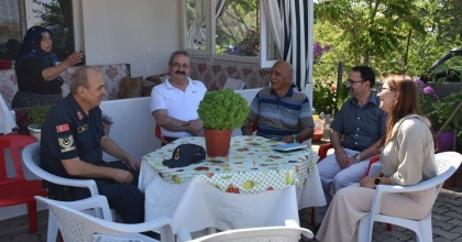 KAYMAKAM SAĞLAM, KIBRIS GAZİLERİNİ UNUTMADI   