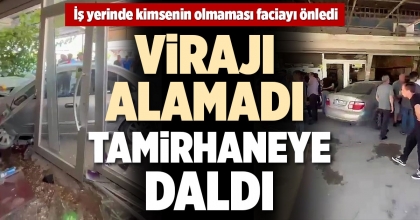 KONTROLDEN ÇIKAN OTOMOBİL TAMİRHANEYE DALDI