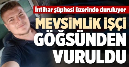 MEVSİMLİK İŞÇİ GÖĞSÜNDEN VURULDU