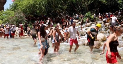 SAKLIKENT KANYONUNDA TURİST BEREKETİ