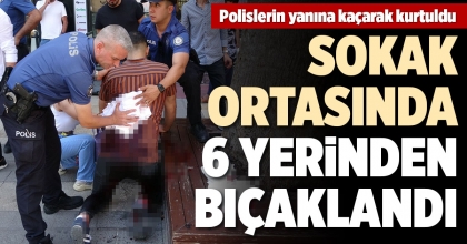 SOKAK ORTASINDA 6 YERİNDEN BIÇAKLANDI