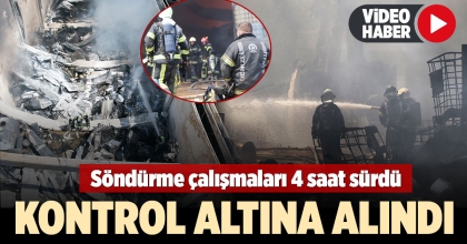 SÖNDÜRME ÇALIŞMALARI 4 SAAT SÜRDÜ