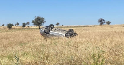 TAKLA ATAN ARAÇTA 1’İ AĞIR 5 KİŞİ YARALANDI   