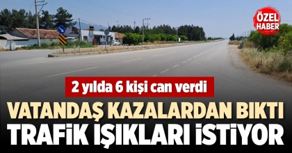 VATANDAŞ KAZALARDAN BIKTI, TRAFİK IŞIKLARI İSTİYOR