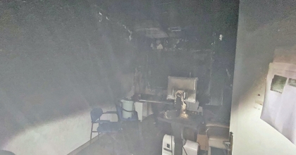 ADÜ HASTANESİ'NDE YANGIN PANİĞİ 