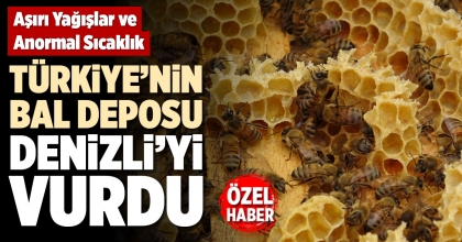TÜRKİYE’NİN BAL DEPOSU DENİZLİ’Yİ VURDU