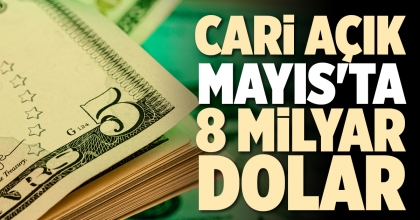 CARİ AÇIK MAYIS'TA 8 MİLYAR DOLAR