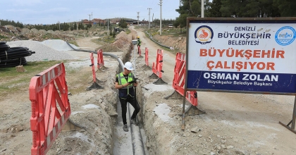 AKKENT İÇME SUYU HATTI YENİLENİYOR