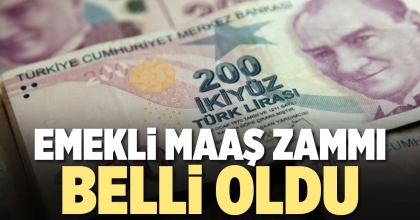 EMEKLİ MAAŞ ZAMMI BELLİ OLDU