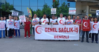 SAĞLIK EMEKÇİLERİ İŞ BIRAKTI