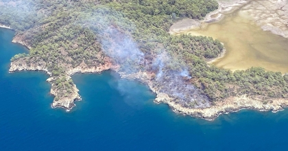 FETHİYE'DE ORMAN YANGINI