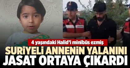 SURİYELİ ANNENİN YALANINI  JASAT ORTAYA ÇIKARDI