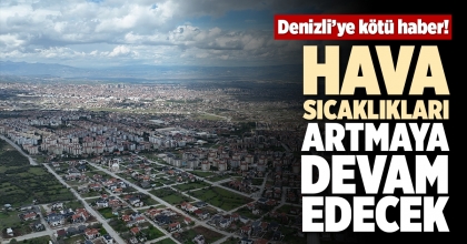 DENİZLİ’YE KÖTÜ HABER!