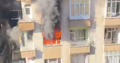 YANGINDA 5 KİŞİ DUMANDAN ETKİLENDİ