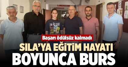 SILA’YA EĞİTİM HAYATI BOYUNCA BURS