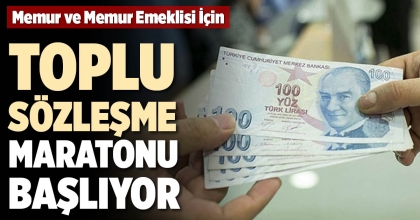 MEMUR VE MEMUR EMEKLİSİ İÇİN TOPLU SÖZLEŞME MARATONU BAŞLIYOR
