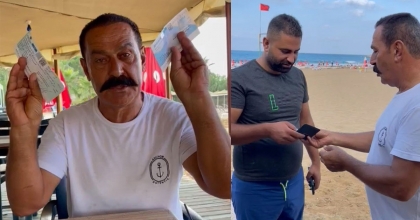 İÇİNDE 1 MİLYON LİRALIK ÇEK OLAN CÜZDANI SAHİBİNE ULAŞTIRDI