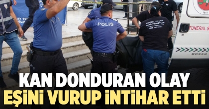 EŞİNİ SİLAHLA VURUP, İNTİHAR ETTİ