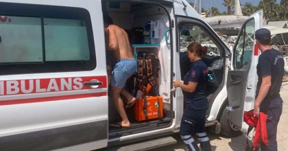 DENİZDE RAHATSIZLANAN VATANDAŞIN İMDADINA SAHİL GÜVENLİK YETİŞTİ