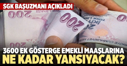 3600 EK GÖSTERGE EMEKLİ MAAŞLARINA NE KADAR YANSIYACAK?