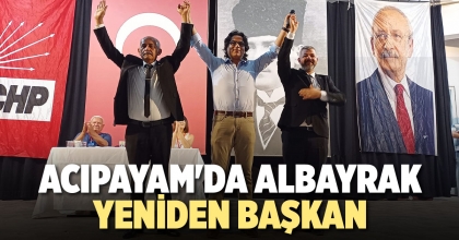 ACIPAYAM'DA ALBAYRAK YENİDEN BAŞKAN