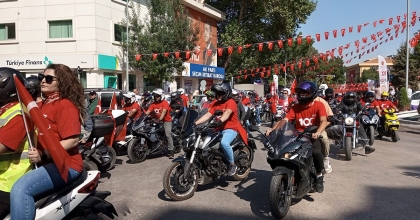 AFYON’DA 100. YIL MOTOSİKLET SÜRÜŞÜ