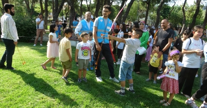 ÇOCUKLAR ŞENLİKTE BULUŞTU