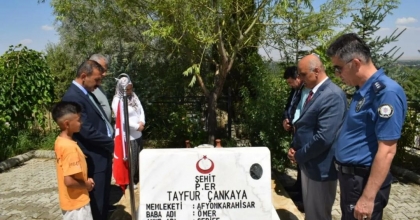 ŞEHİT ÇANKAYA YAD EDİLDİ