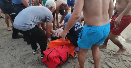 BOĞULMAKTAN SON ANDA KURTARILDI