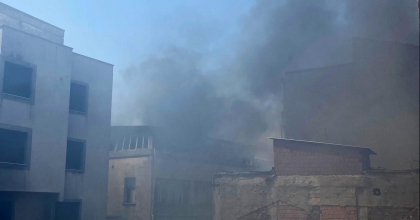 ÇANTA İMALATHANESİNDE KORKUTAN YANGIN