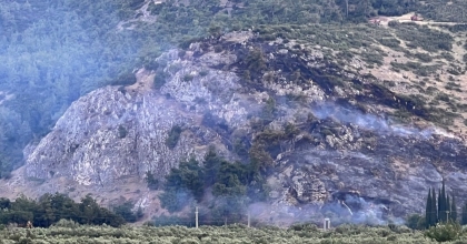 HAVADAN VE KARADAN MÜDAHALEYLE 1 SAATTE SÖNDÜRDÜLER