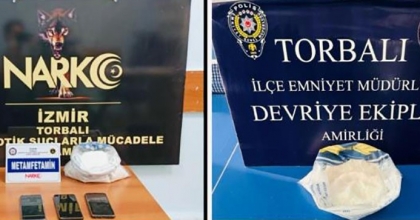 1 KİLO UYUŞTURUCUYLA YAKALANDILAR