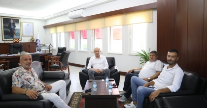 KOOPERATİF BAŞKANLARI BAŞKAN ATABAY İLE BULUŞTU