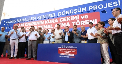 KENTSEL DÖNÜŞÜMÜNDE ÇİFTE SEVİNÇ