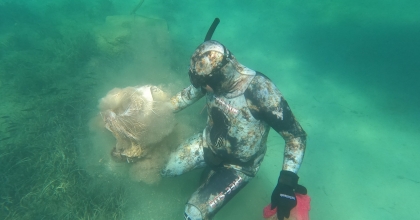 DENİZ DİBİ TEMİZLİĞİ DEVAM EDİYOR