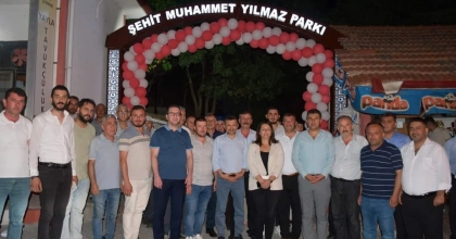 ŞEHİT İSMİNİN VERİLDİĞİ PARK AÇILDI