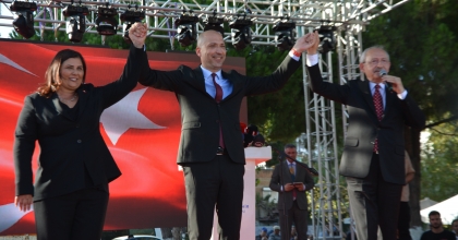 KILIÇDAROĞLU TOPLU TEMEL ATMA TÖRENİNE KATILDI