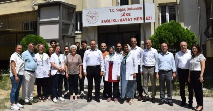 AYDIN İL SAĞLIK MÜDÜRÜ ŞENKUL, SÖKE'DE SAĞLIK KURULUŞLARINI İNCELEDİ