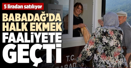 BABADAĞ’DA HALK EKMEK FAALİYETE GEÇTİ