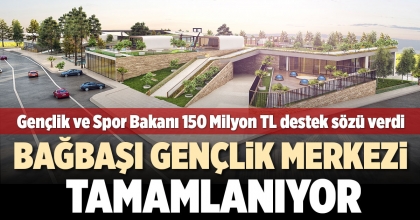 BAĞBAŞI GENÇLİK MERKEZİ TAMAMLANIYOR