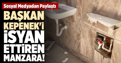 BAŞKAN KEPENEK'İ İSYAN ETTİREN MANZARA!