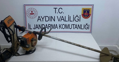 ÇALDIĞI MALZEME İLE BİRLİKTE YAKALANDI